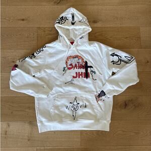 Christian Sx Club - Journal 1 Entry Graphic Hoodie in Off white Multi
